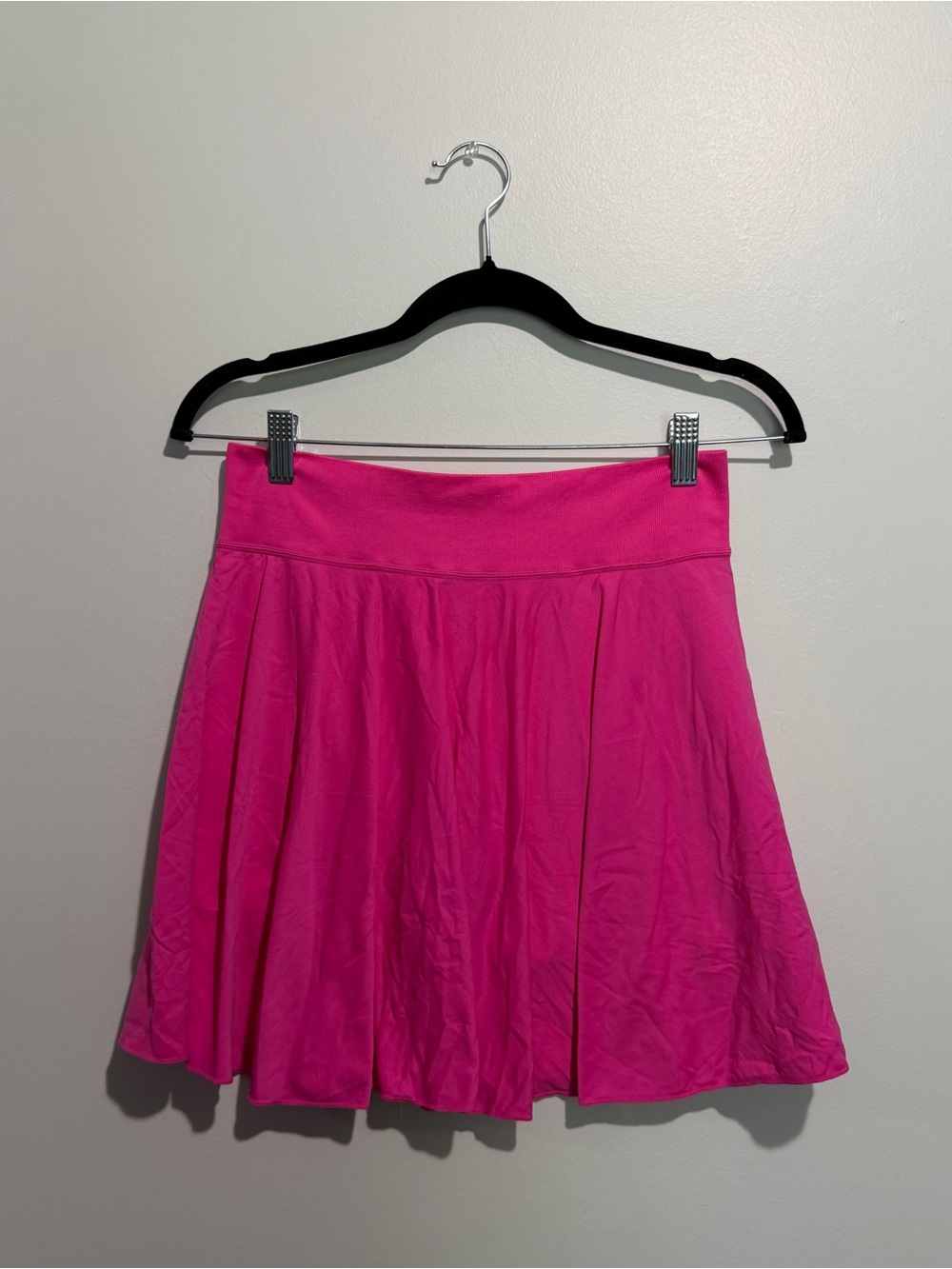 OQQ Hot Pink High Waisted Athletic Tennis Skort Built-In Shorts XL